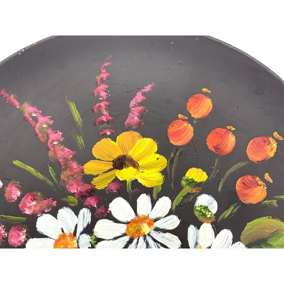 Vintage Hand Painted Plate w/ Floral Design - Anneliese Mees - Germany - 7.25" - Picture 2 of 7
